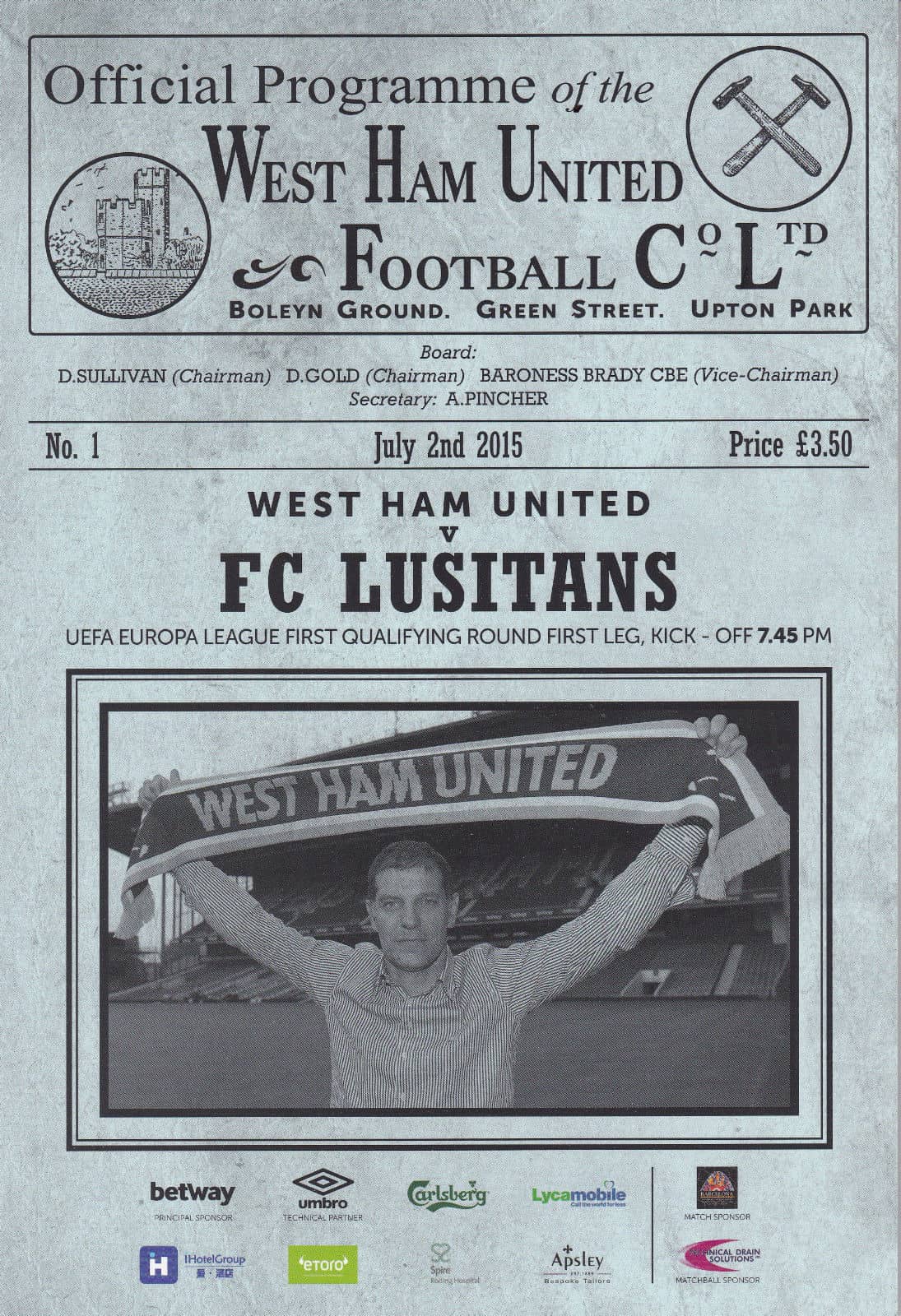 West Ham United FC v Lusitanos La Posa